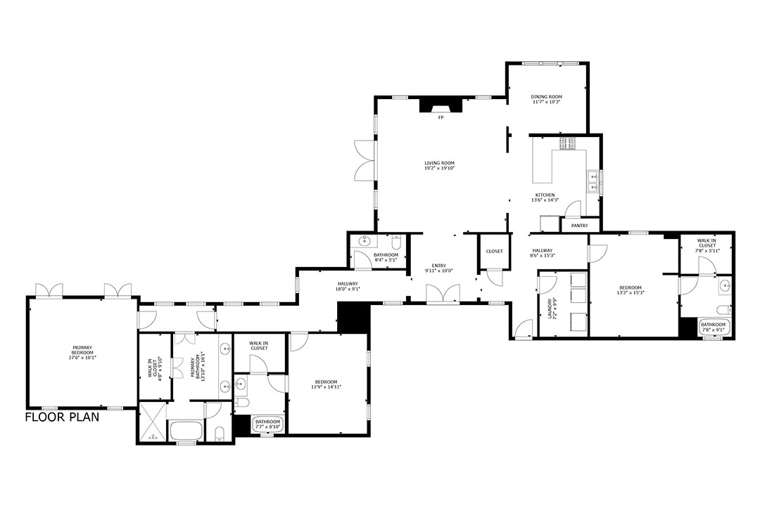 Floorplans for Real estate photography in Austin, TX by Studio 12 Austin