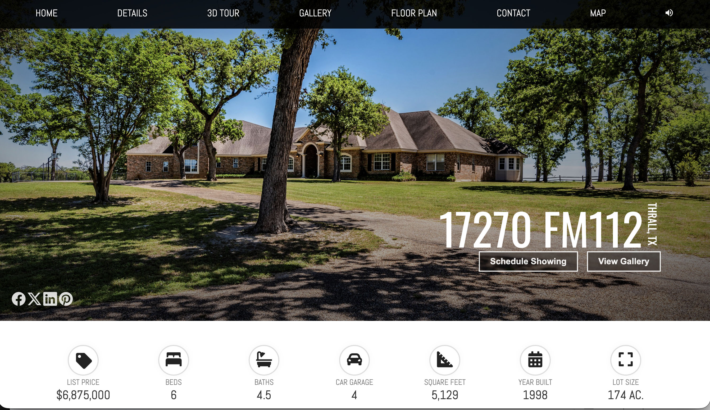 Sample Property Website of Austin home by Studio 12 Austin